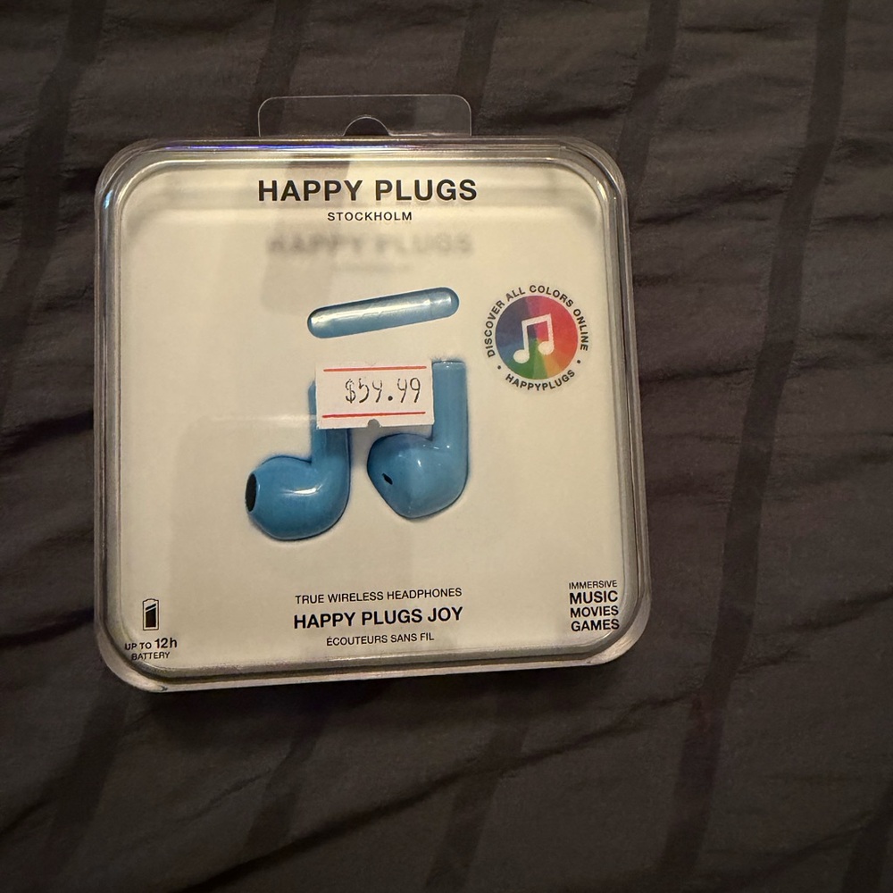 Happy Plugs Joy True Wireless Earbuds - Blue